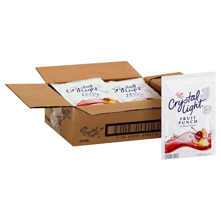 Crystal Light Crystal Light Fruit Punch Beverage Mix 1.8 oz., PK12 10043000839314